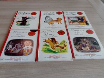 Lot de 6 livres, collection "gentil coquelicot"