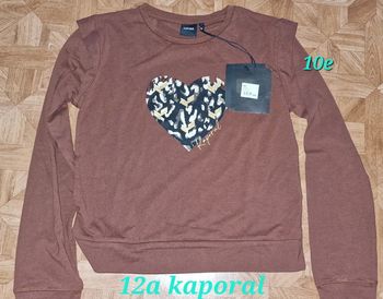 Pull 12ans kaporal neuf