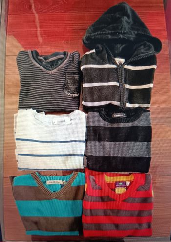 Lot de 6 pulls garçon 4 ans