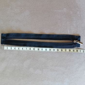Faby27800 Fermeture éclair x 2 - noir - 21 cm 