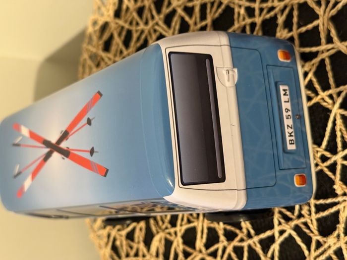 Boite en tôle lithographiée. Type Volkswagen Combi "Van Gourmand". E. 1/20. - photo numéro 4