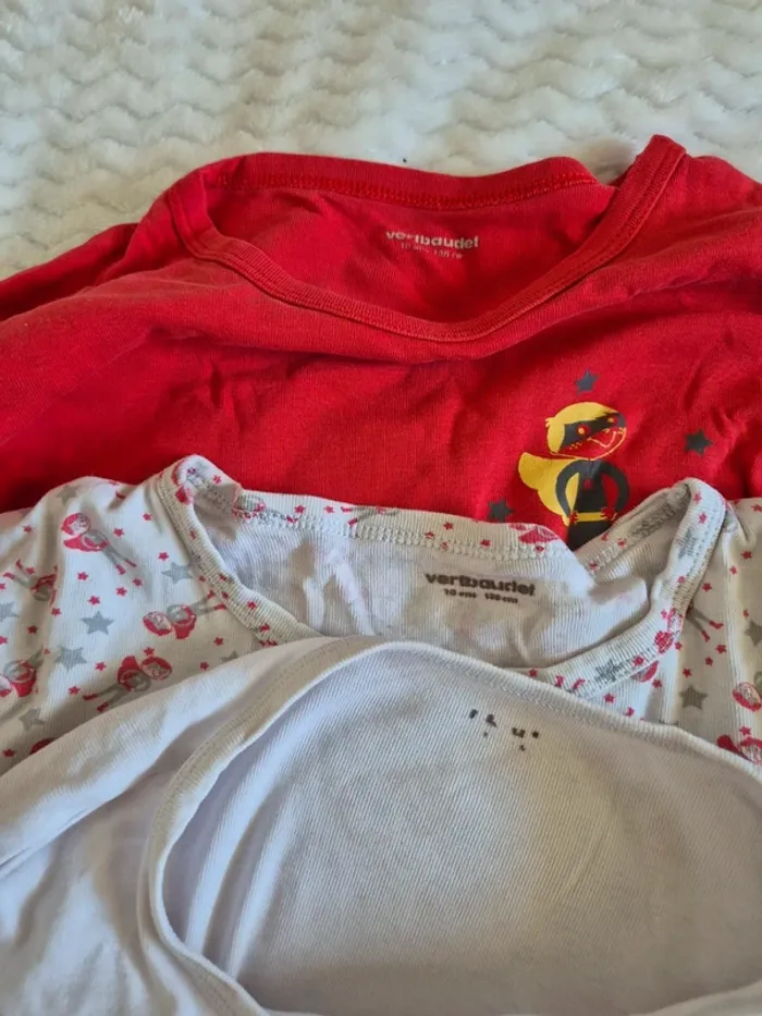 Lot de 3 maillots de corps 10 ans Manches longues - photo numéro 5