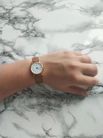 Montre vintage en cuir