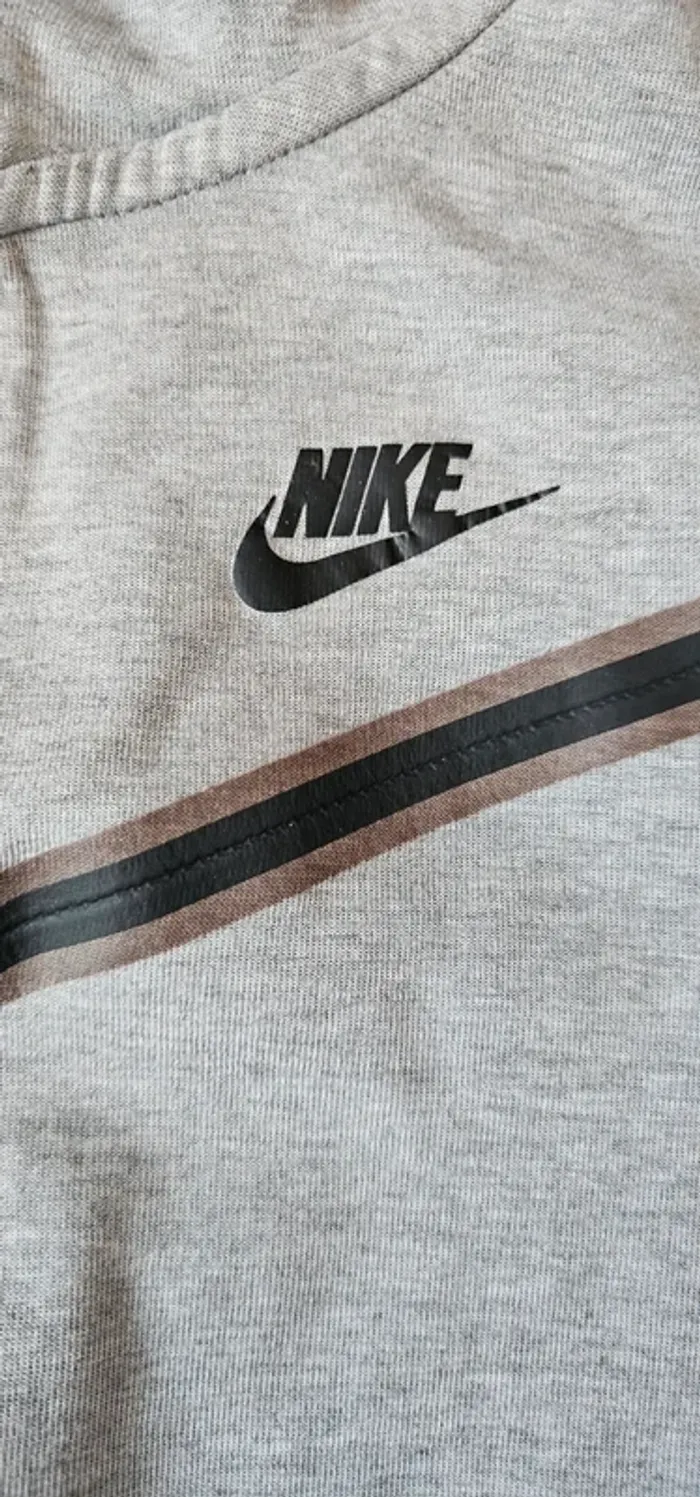 Veste nike tech 10 ans grise - photo numéro 6