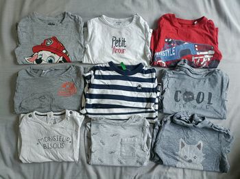 Lot de 1p t-shirt manches longues 3ans garçon