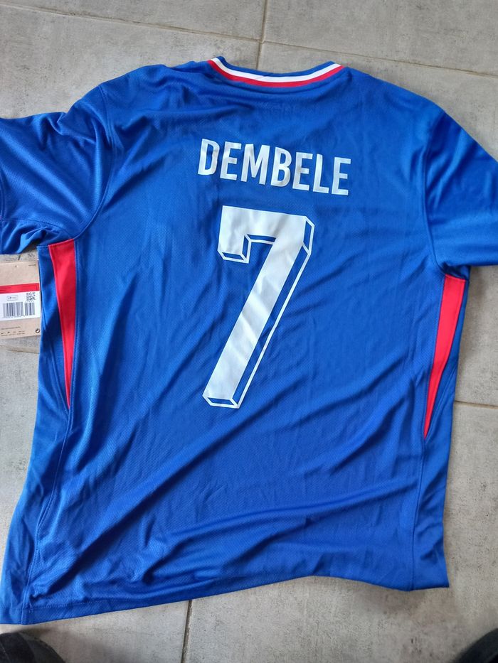 Maillot foot neuf dembele taille L - photo numéro 2
