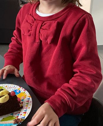 Pull rouge Jacadi - 6 ans