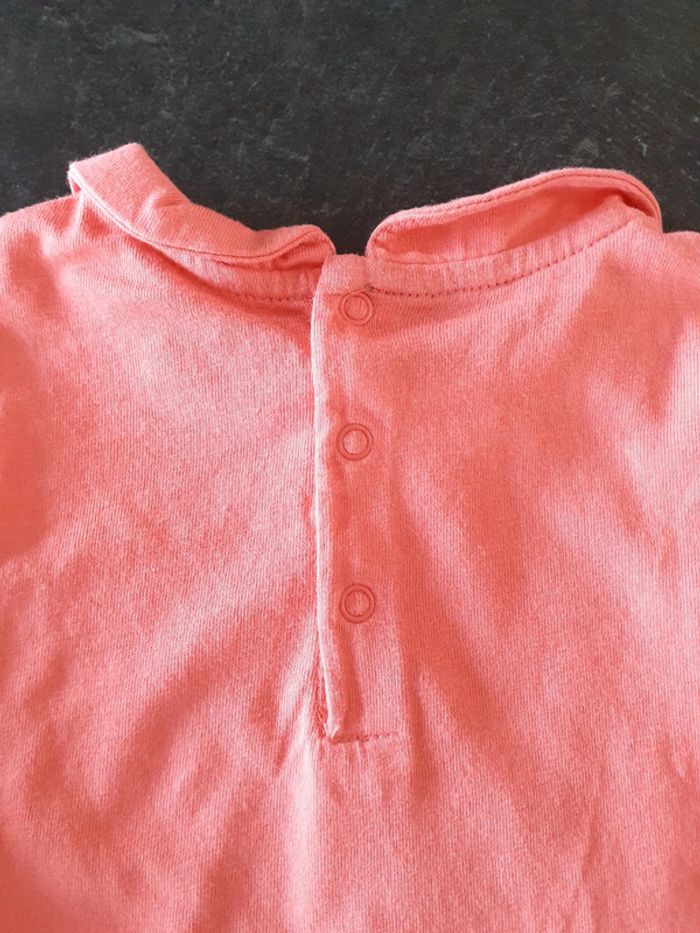 T-shirt fille manches longues corail koalas 12 mois - photo numéro 6