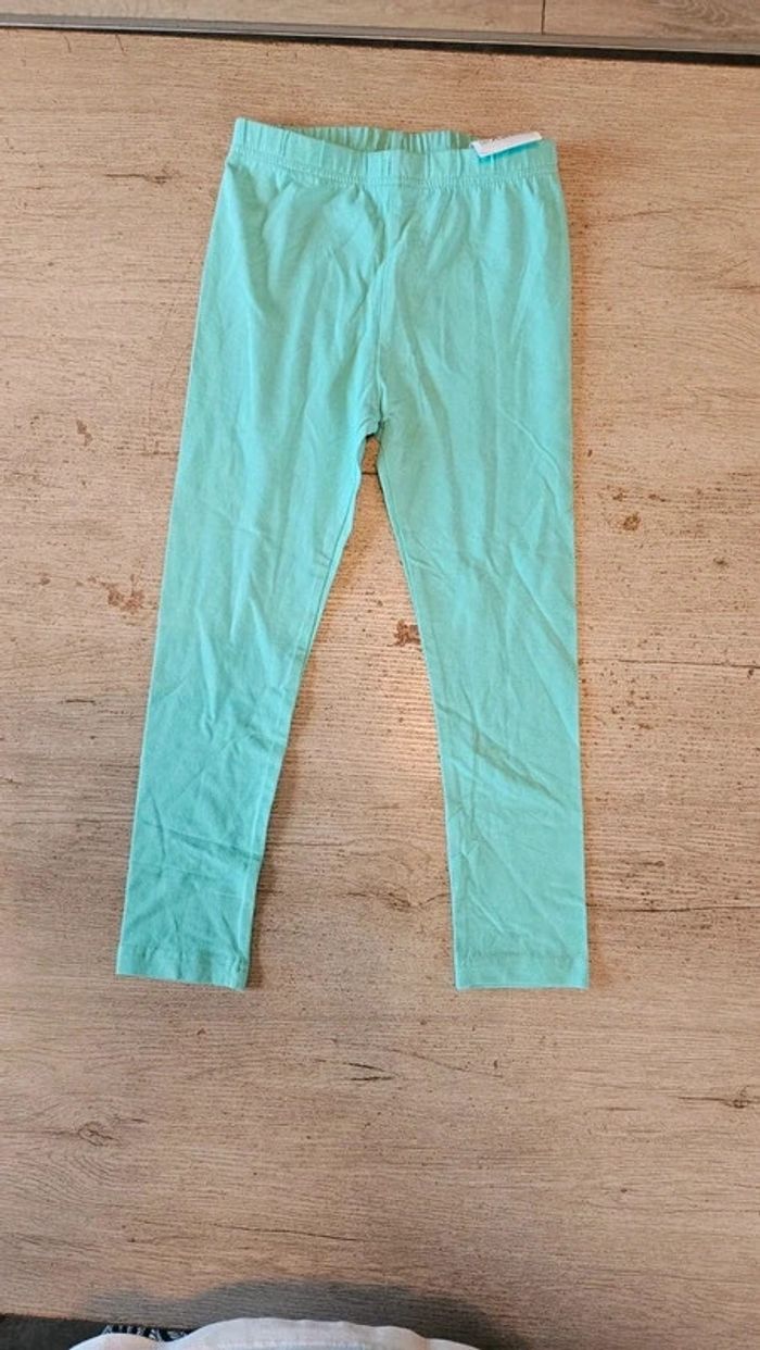 Legging long menthe, Summer Girl, 5/6 ans, neuf - photo numéro 2