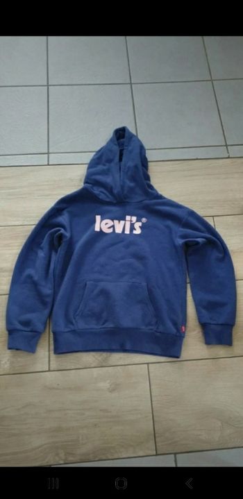 Sweat capuche fille levis 10 ans