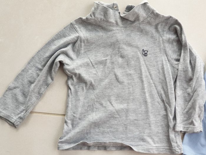 2 t shirt manche longue 2 ans 86 cm - photo numéro 4
