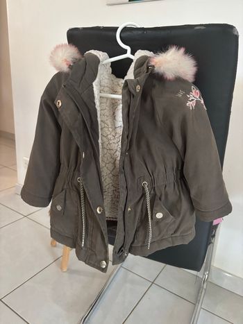 Manteau ikks kaki fille