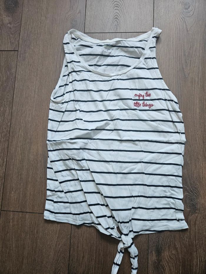 Débardeur marinière taille S kiabi