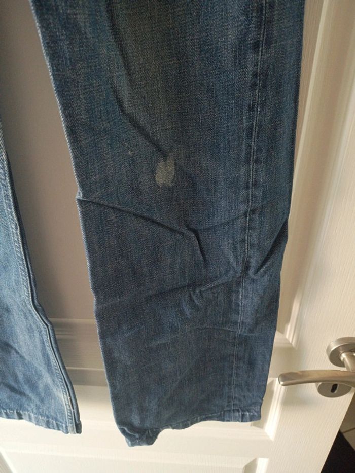 Jeans ober taille 40 w 31 coloris bleu - photo numéro 2