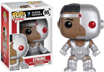 Funko figurine pop heroes cyborg super heroes vynil 95