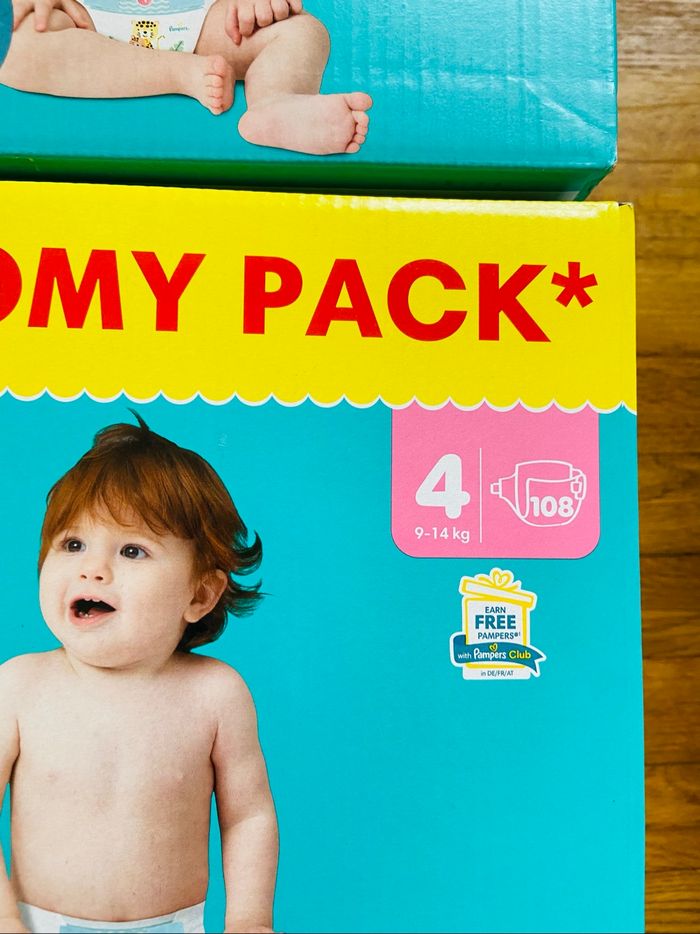 2 maxi packs Pampers Baby Dry taille 4 - photo numéro 2