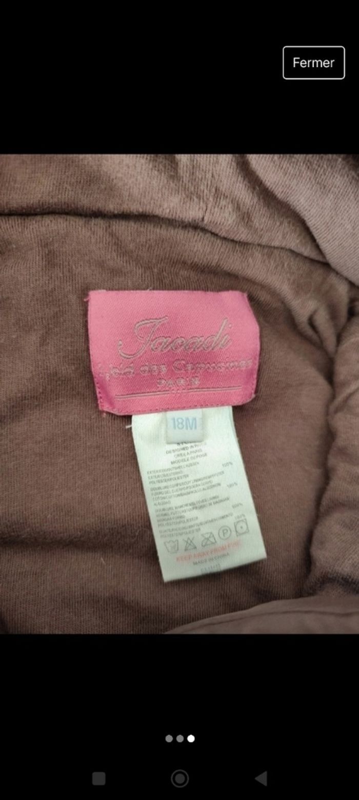 Manteau Jacadi 18 mois - photo numéro 3