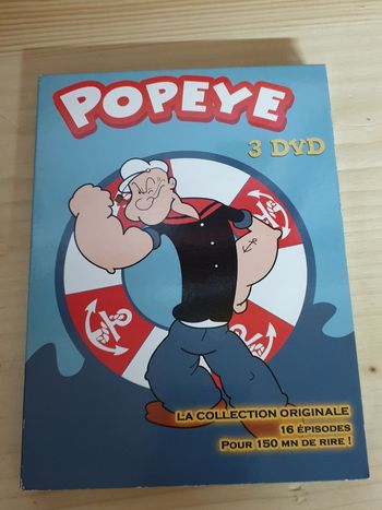Coffret collection popeye 16 épisodes