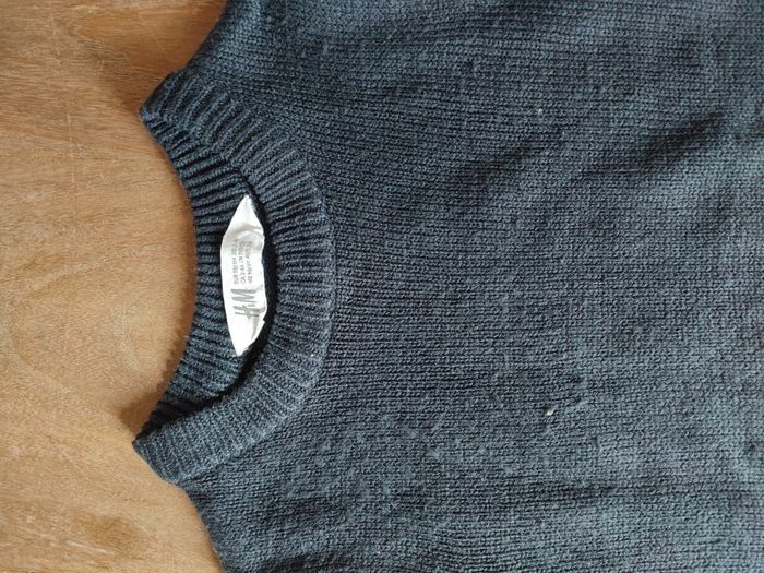 Pull bleu marine 4 ans H&M - photo numéro 2