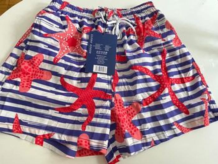 Short de bain étoiles de mer homme L neuf amytis - photo numéro 1
