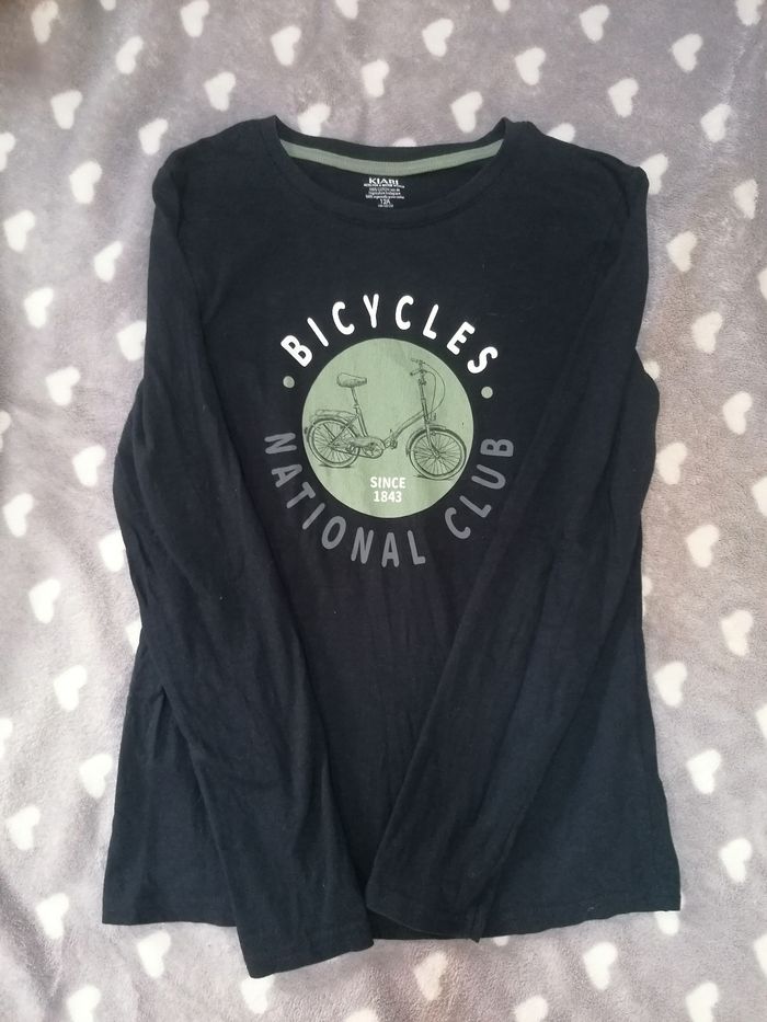 T-shirt manches longues 💙 garçon 12 ans - photo numéro 2