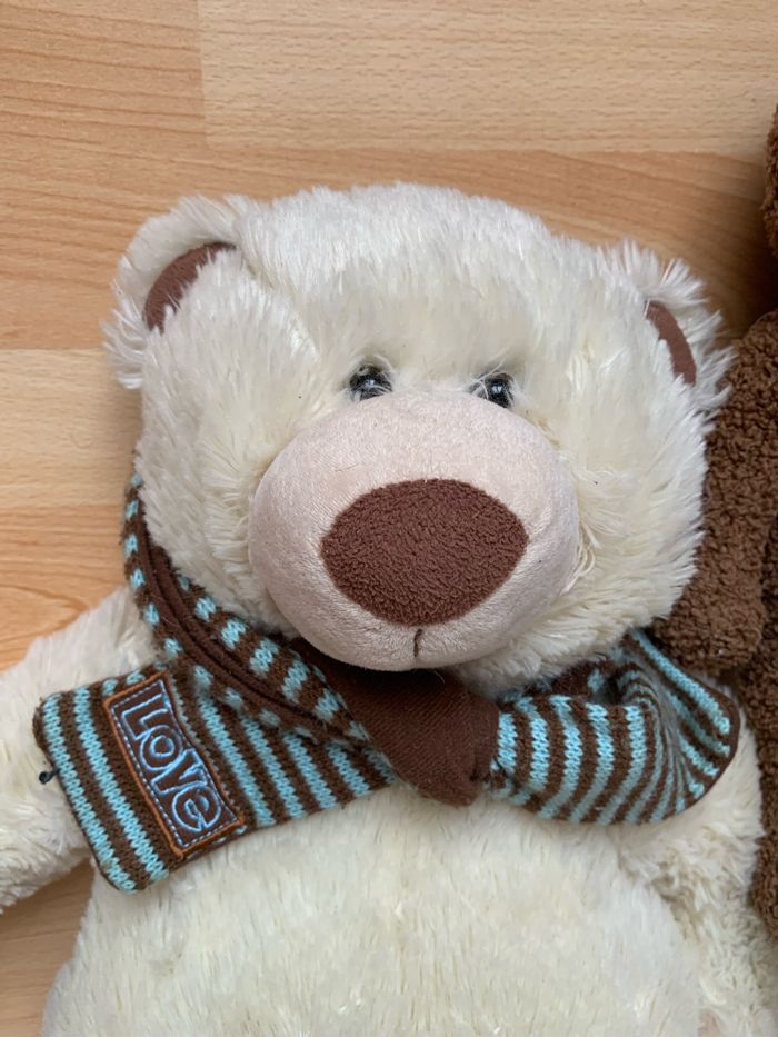 Lot 2 peluches ours - photo numéro 2