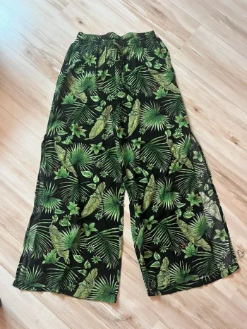 pantalon tropical vert et noir undiz