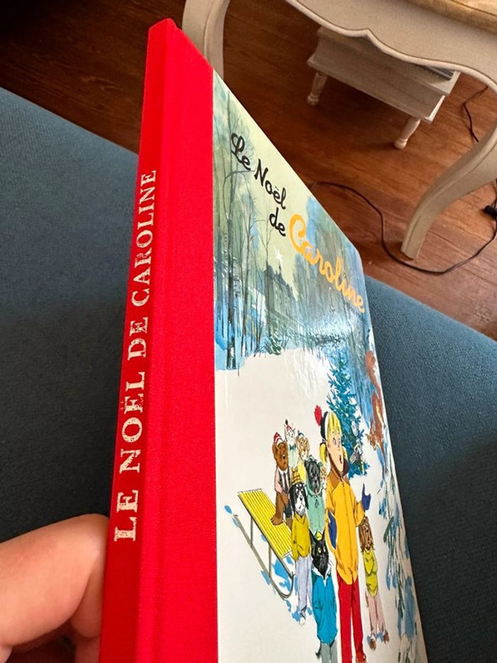 Livre Le Noël de Caroline édition reliure rouge Pierre Probst TBE - photo numéro 2