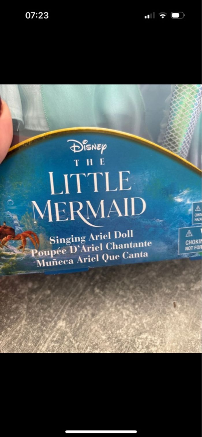 Coffret poupée ariel