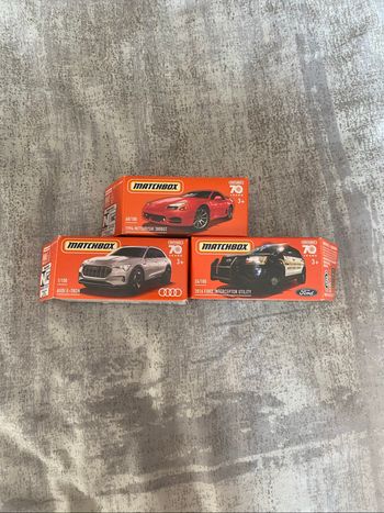 Lots de 3 voitures Matchbox