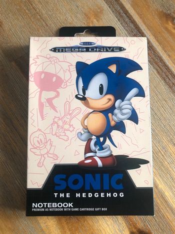 Agenda cahier de textes Sonic Megadrive Sega
