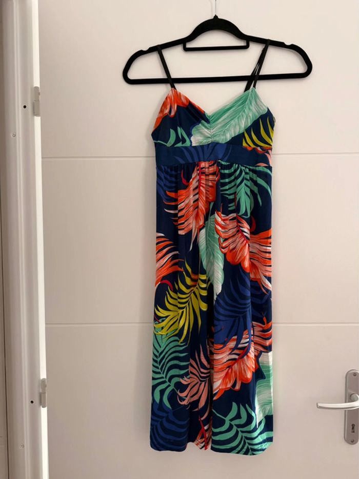 Robe tunique longue Kleid dress Vestido Vestito jurk jumpsuit femme donna woman mujer volant été - photo numéro 2