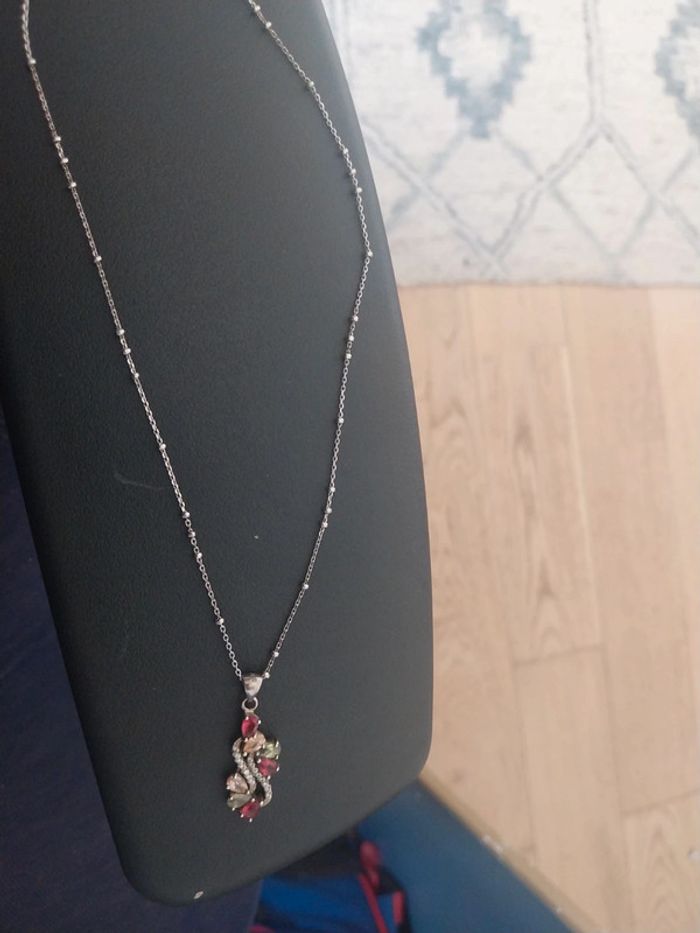 Collier en argent vintage made in italy - photo numéro 3