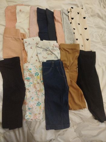 Lot de leggings bébé fille