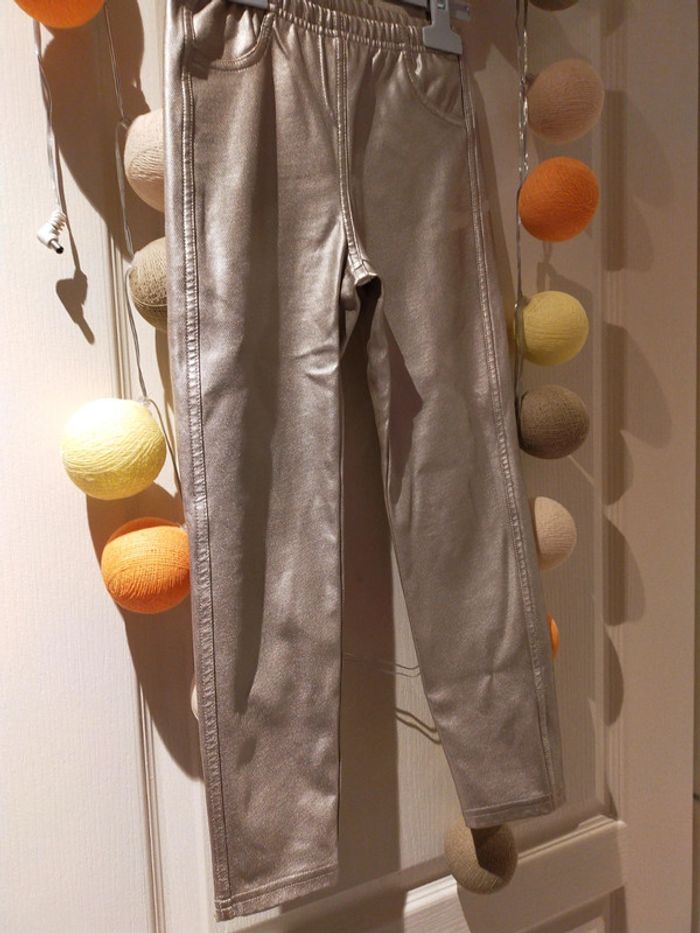 Legging calzedonia 5/6 ans doré - photo numéro 3