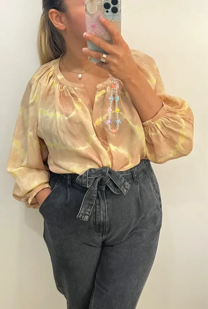 Blouse Large Tie And Dye Maje