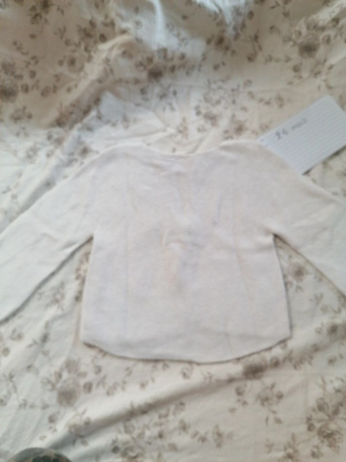 Gilet maille zara 86cm - photo numéro 3