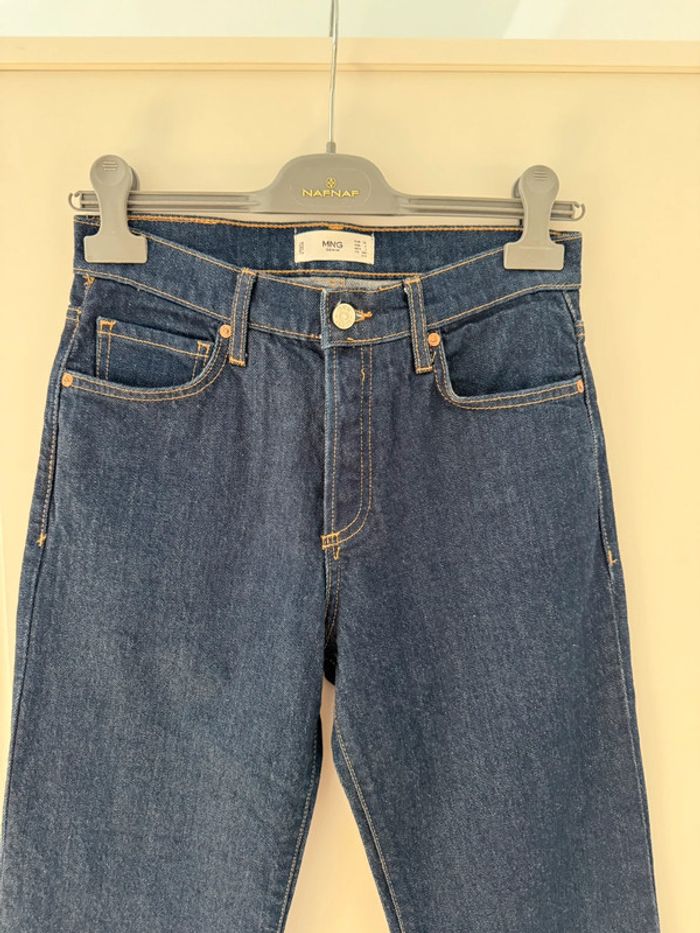 beau jean neuf bleu brut Mango 🌸 36 S - photo numéro 2