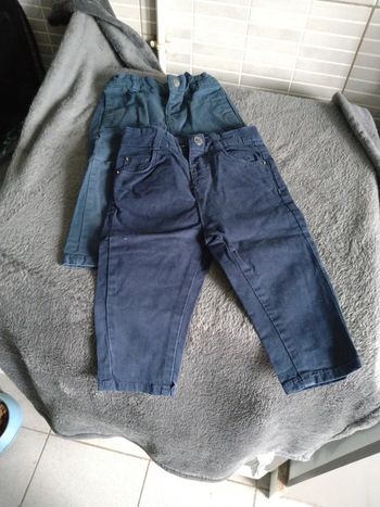 2 pantalons orchestra 12 mois