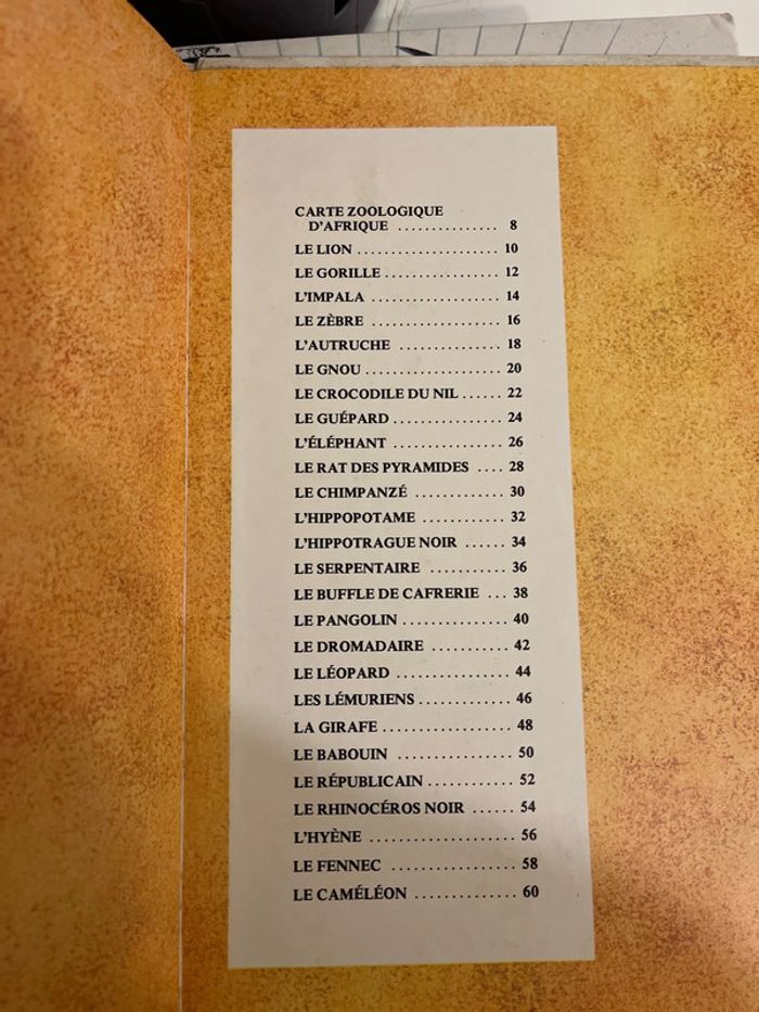 Livre les animaux d’Afrique - photo numéro 3