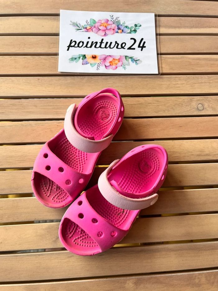 Crocs rose et Fushia 24 - photo numéro 2