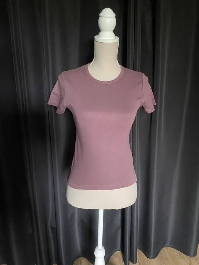 T-shirt de sport violet prune Domyos