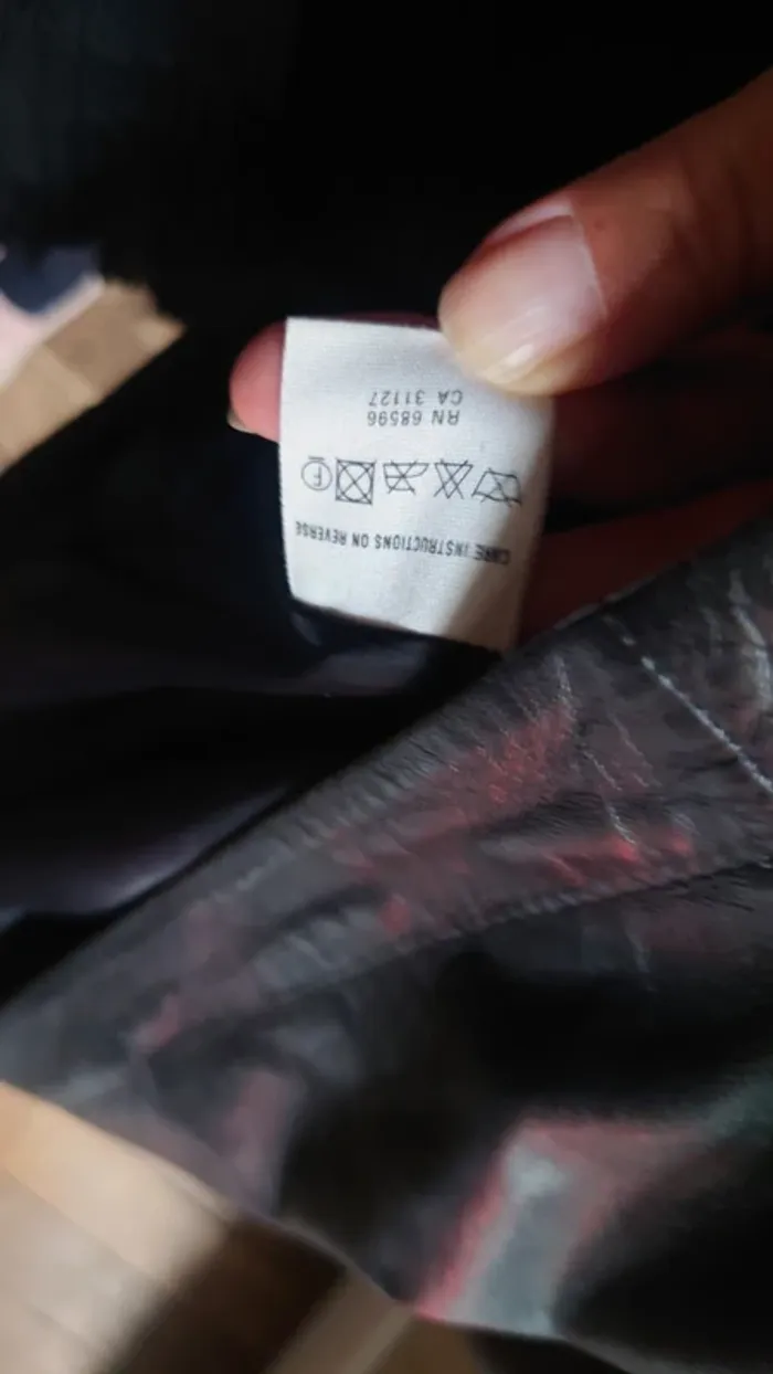 Manteau en cuir mi-long DKNY – T.38 - photo numéro 6