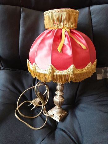 Lampe pied laiton vintage