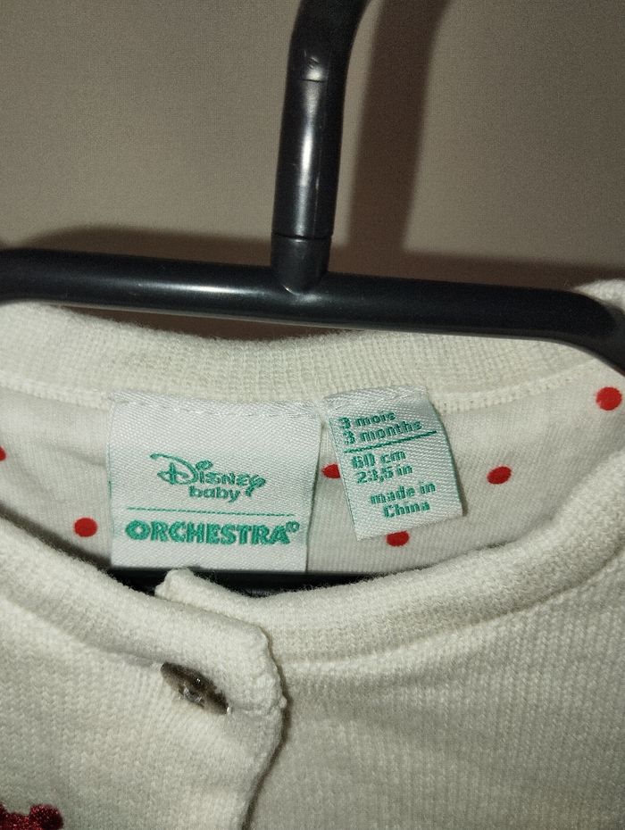 Gilet minnie Disney orchestra taille 3 mois - photo numéro 2