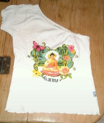 Tshirt vintage blanc