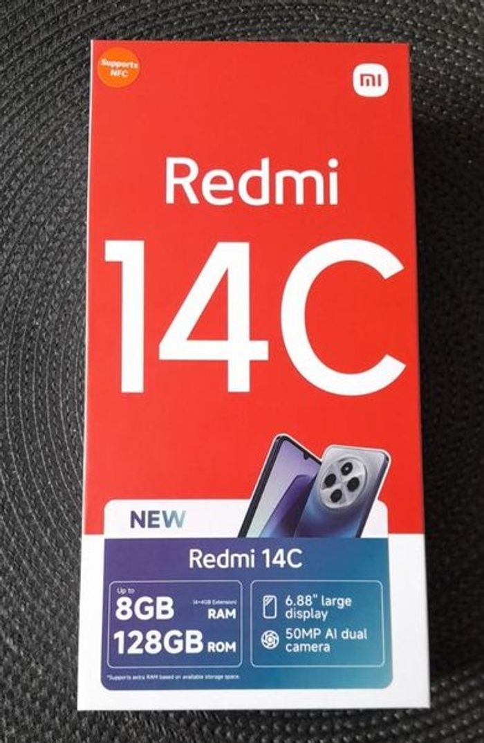 Xiaomi Redmi 14C Midnight Black 8+128GB NFC Neuf scellé - photo numéro 3