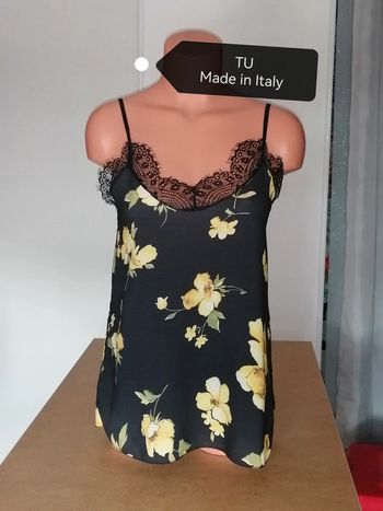 Débardeur TU Made in Italy, les mesures sont en photos