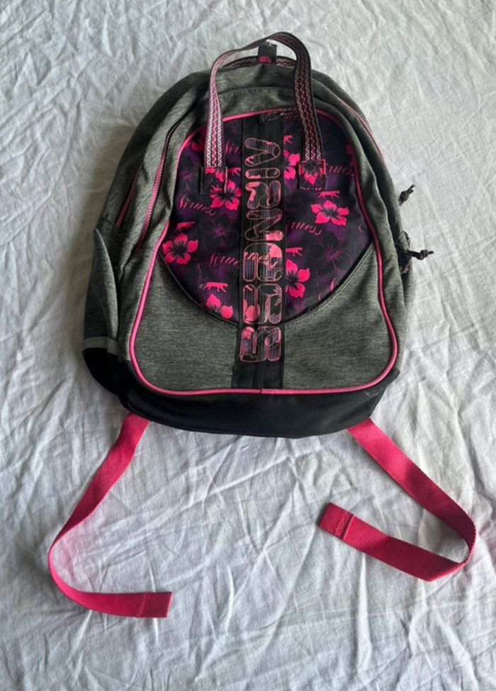 Sac à dos Gris/ Rose
