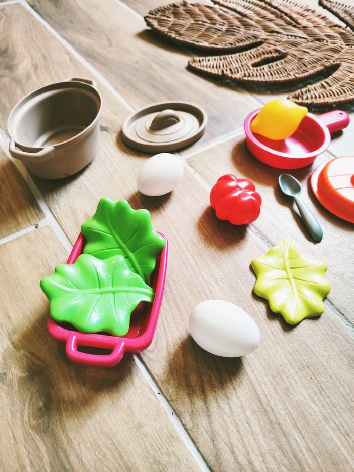 🥬Dinette lot d'accessoires de cuisine et aliments divers en plastique - photo numéro 2